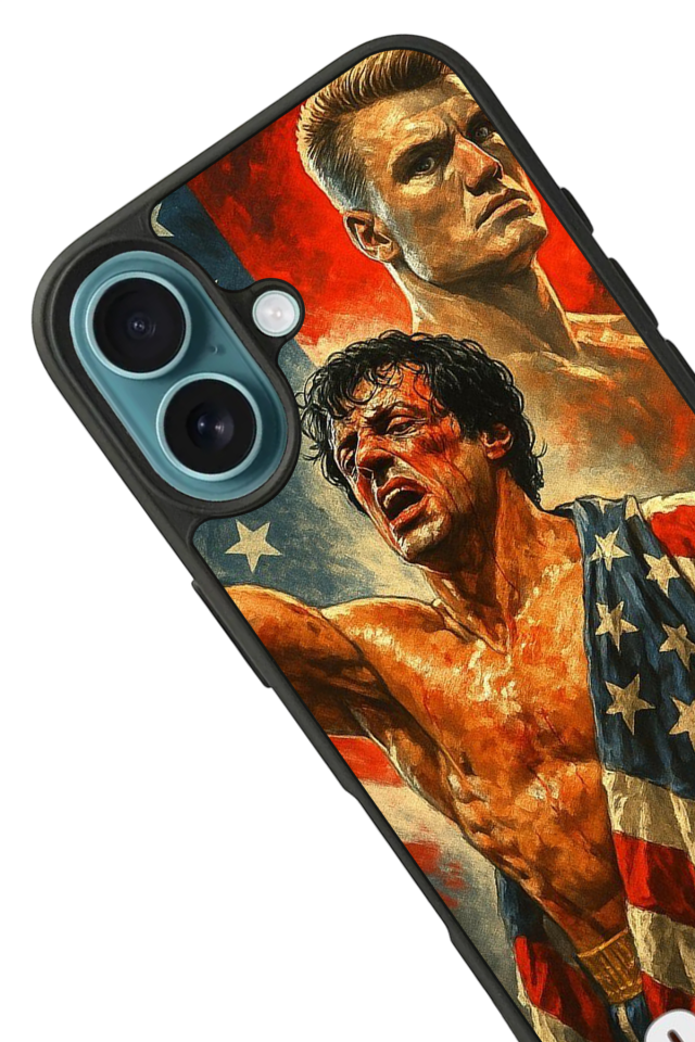 iPhone 16 Plus Uyumlu Rocky Tasarımlı Glossy Premium Kılıf