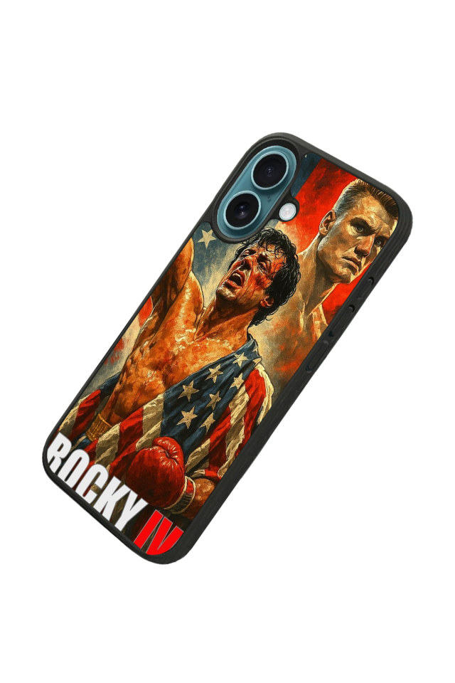 iPhone 16 Plus Uyumlu Rocky Tasarımlı Glossy Premium Kılıf
