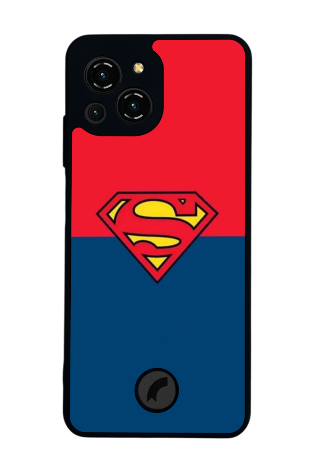 Reeder S23 Pro Max Uyumlu Superman Tasarımlı Glossy Premium Kılıf
