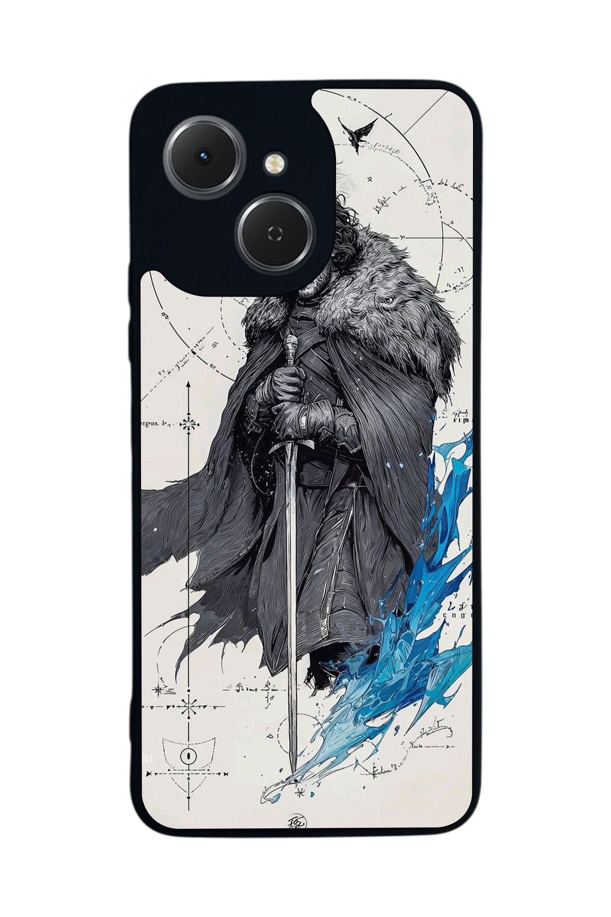 Tecno Spark 40C Uyumlu GameOfThrones Tasarımlı Glossy Premium Kılıf