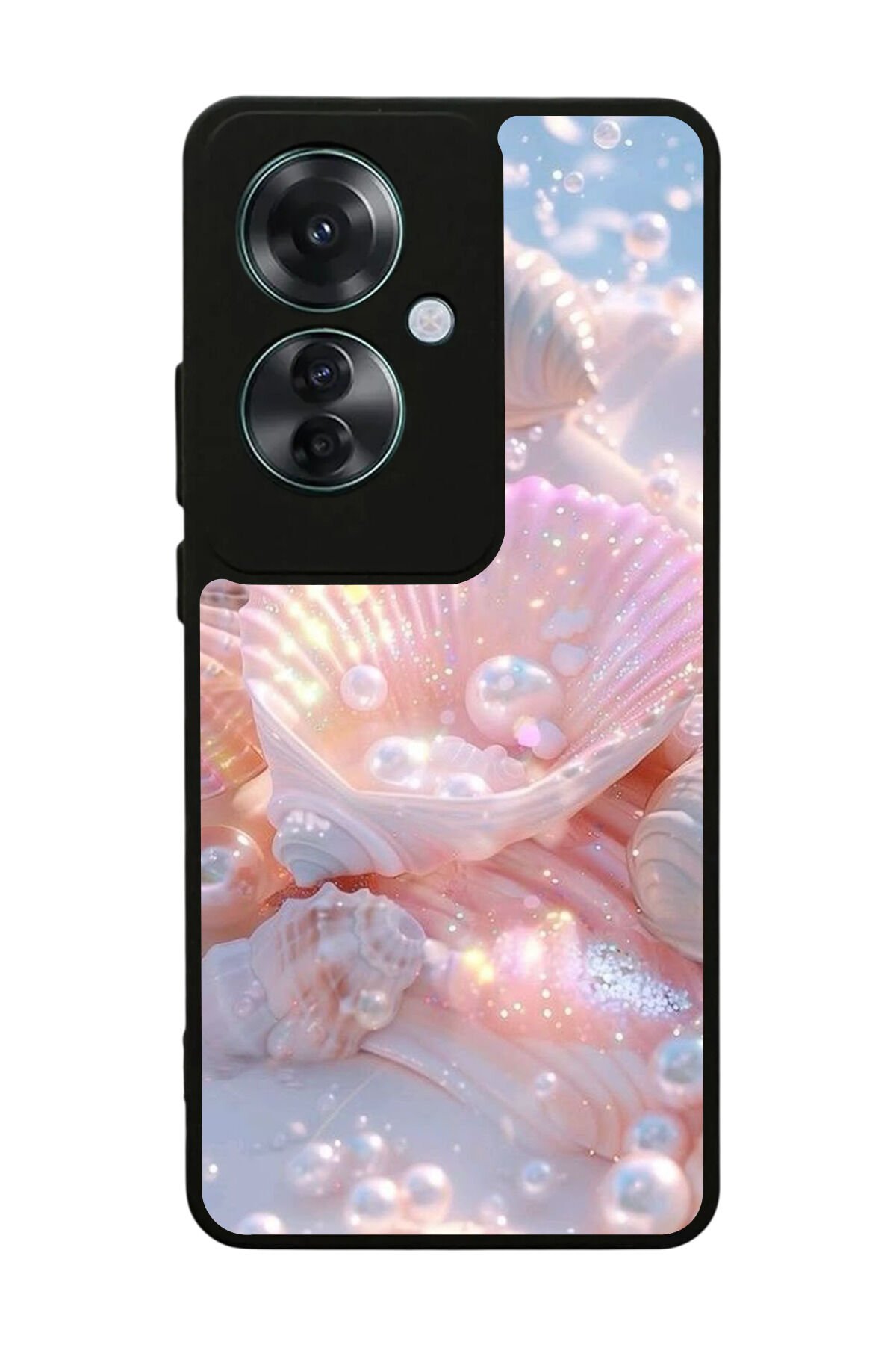 Oppo Reno 11F Uyumlu İnci Tasarımlı Glossy Premium Kılıf