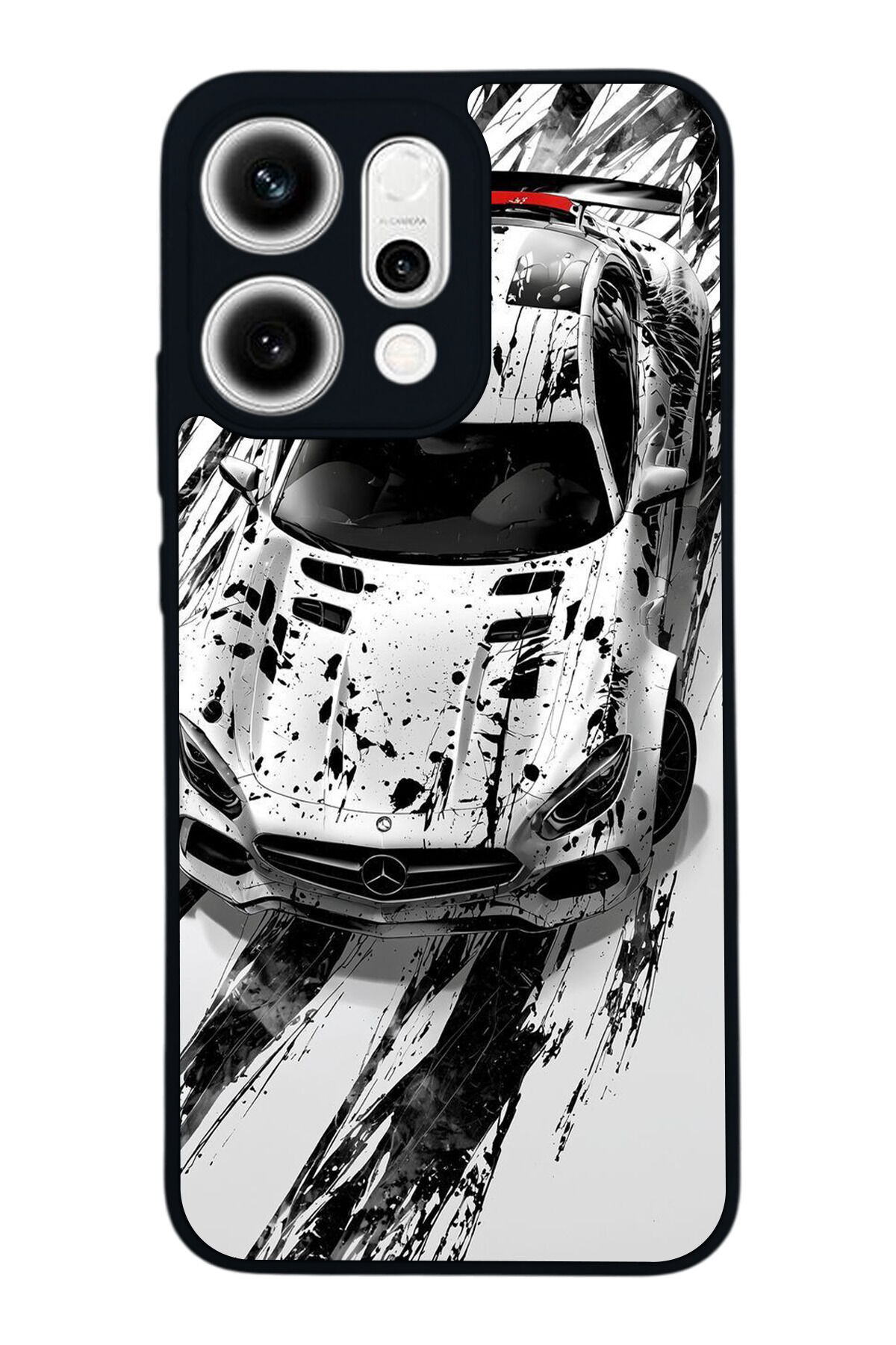 Oppo Reno 14 Uyumlu Mercedes Tasarımlı Glossy Premium Kılıf