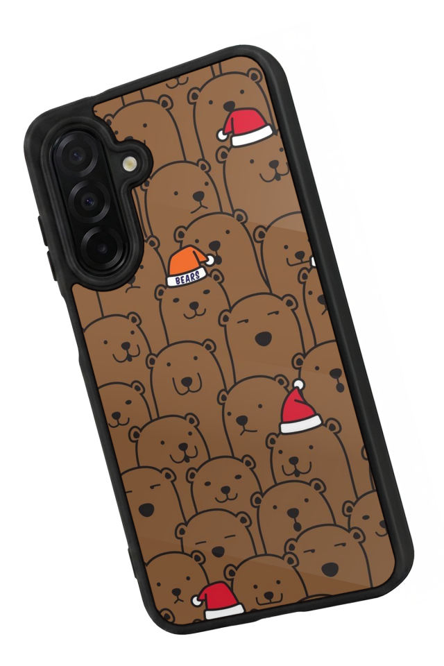 Samsung Galaxy A36 Uyumlu Ayı Tasarımlı Glossy Premium Kılıf