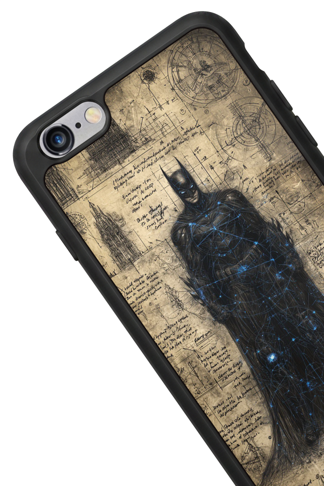 iPhone 6s Plus Uyumlu Batman Tasarımlı Glossy Premium Kılıf