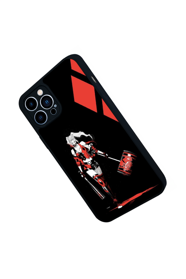iPhone 13 Pro Max Uyumlu HarleyQueen Tasarımlı Glossy Premium Kılıf