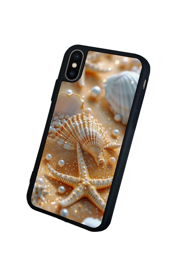 iPhone XS Max Uyumlu  İnci Tasarımlı Glossy Premium Kılıf