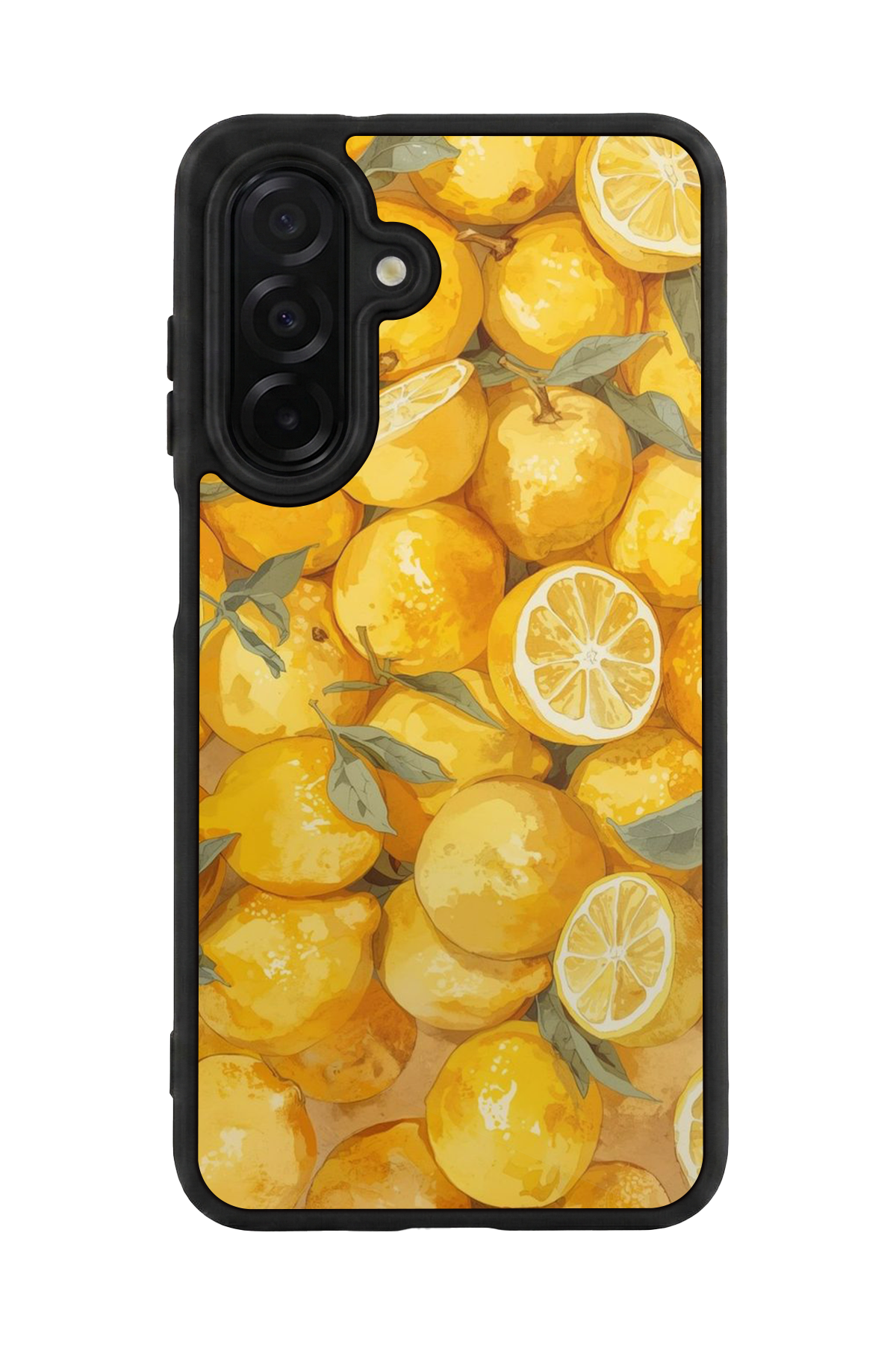 Samsung Galaxy A56 Uyumlu Limon Tasarımlı Glossy Premium Kılıf