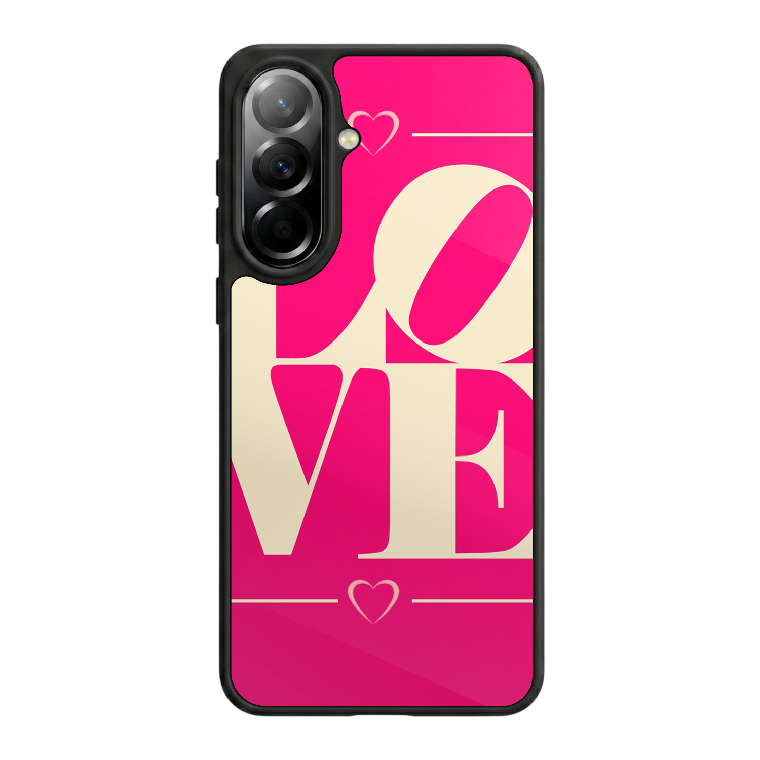 Samsung Galaxy A57 Uyumlu Love Tasarımlı Glossy Premium Kılıf