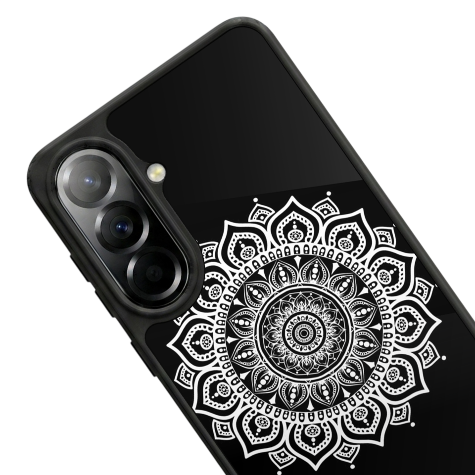 Samsung Galaxy A57 Uyumlu Mandala Tasarımlı Glossy Premium Kılıf