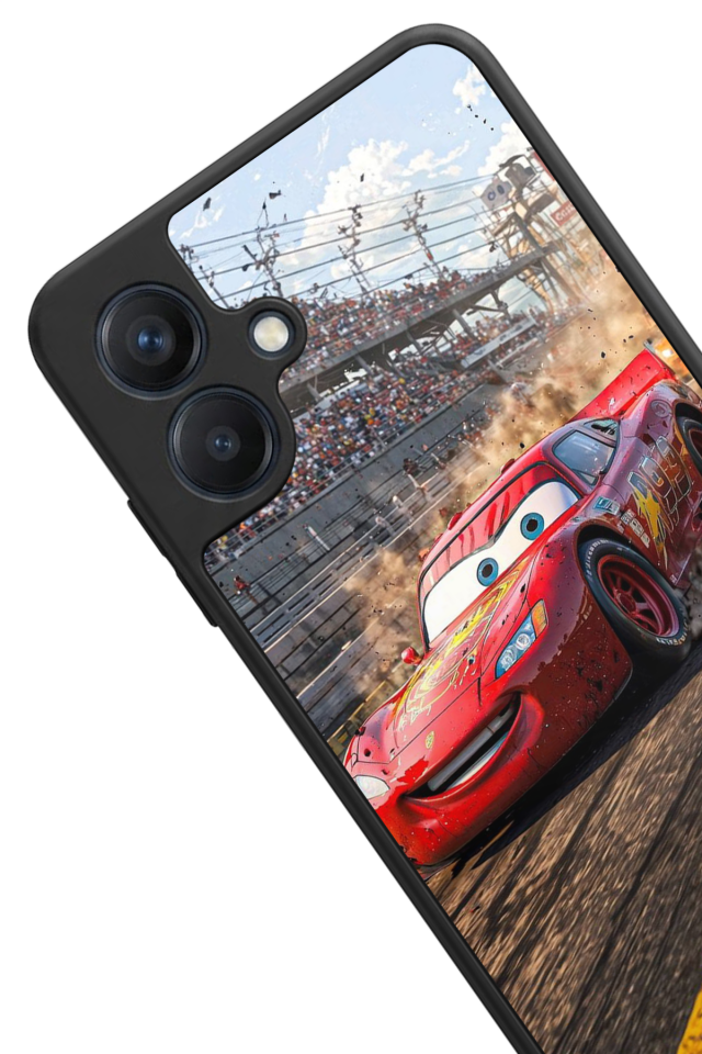 Samsung Galaxy A07 Uyumlu Şimsek McQueen Tasarımlı Glossy Premium Kılıf