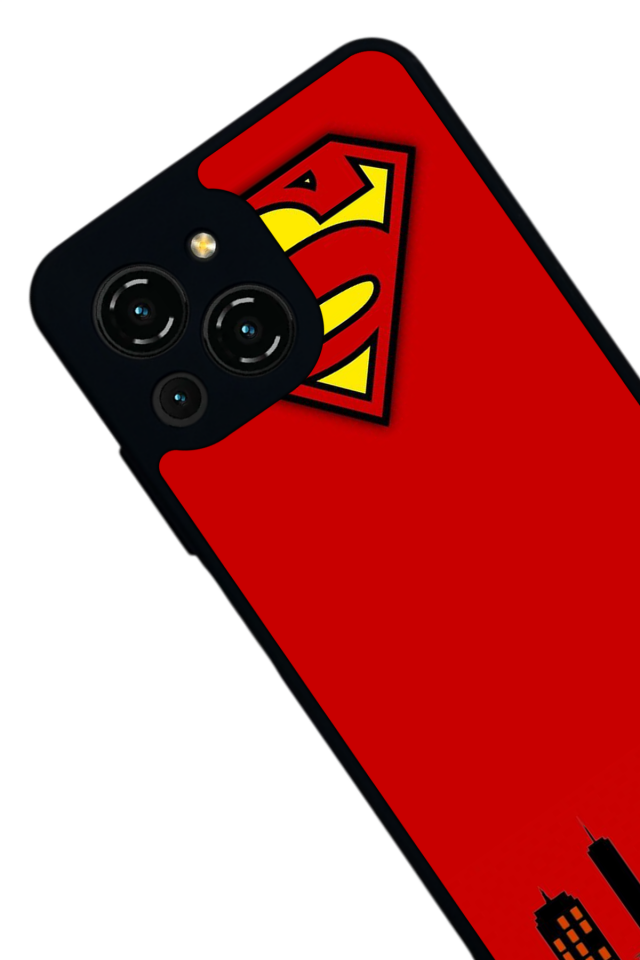 Reeder S23 Pro Max Uyumlu Superman Tasarımlı Glossy Premium Kılıf