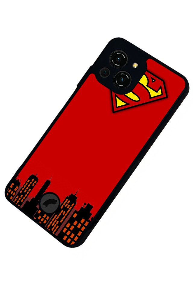 Reeder S23 Pro Max Uyumlu Superman Tasarımlı Glossy Premium Kılıf