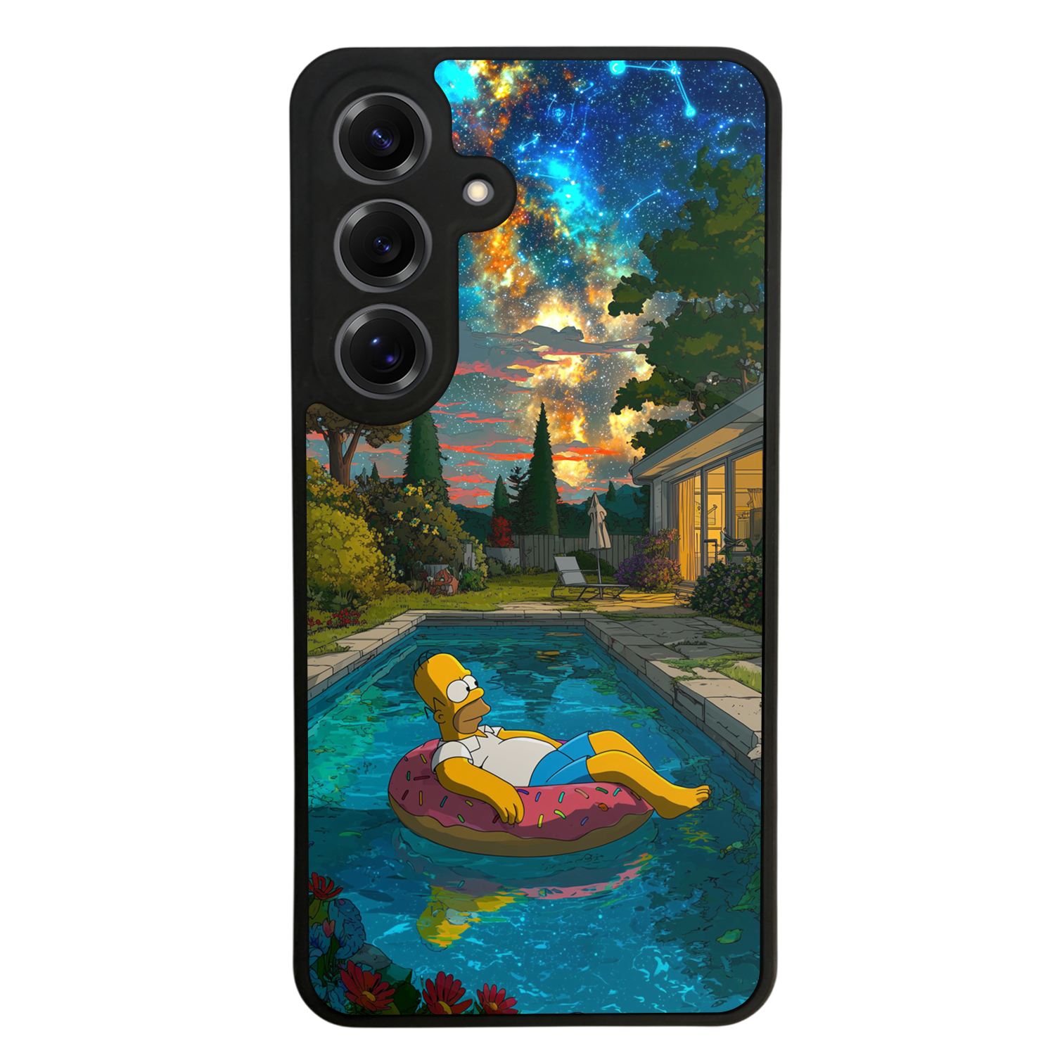 Samsung Galaxy S25 Uyumlu The Simpsons Tasarımlı Glossy Premium Kılıf