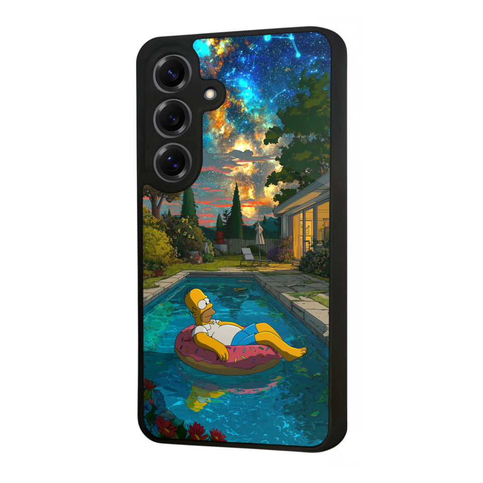 Samsung Galaxy S25 Uyumlu The Simpsons Tasarımlı Glossy Premium Kılıf