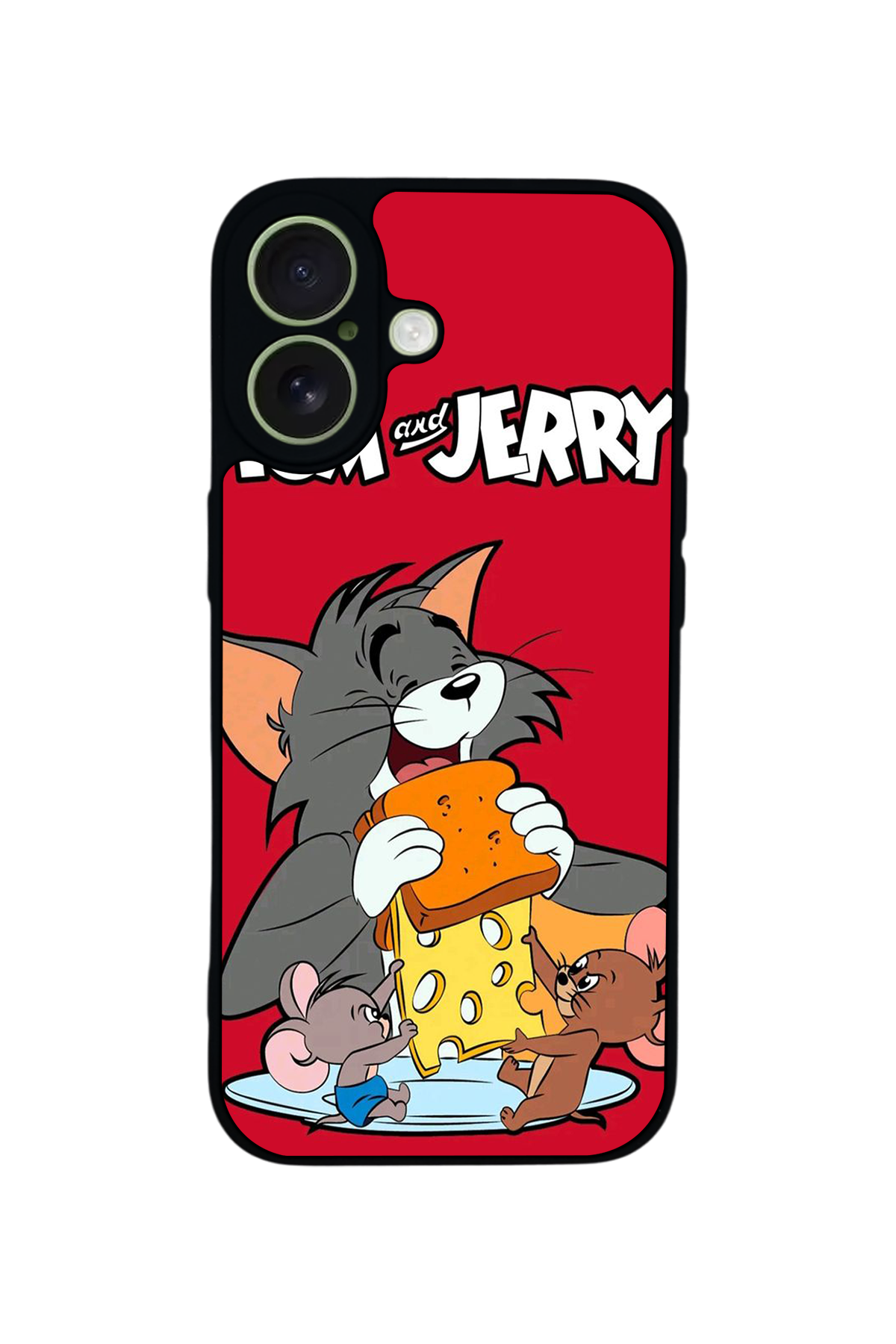 iPhone 17 Uyumlu Tom And Jerry Tasarımlı Glossy Premium Kılıf