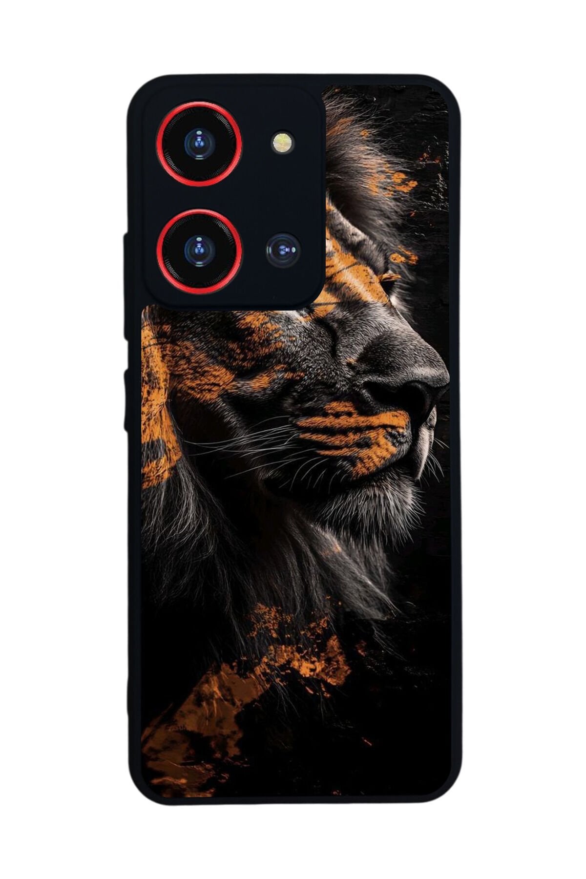 Reeder S19 Max Pro S 108MP Uyumlu Aslan Tasarımlı Glossy Premium Kılıf