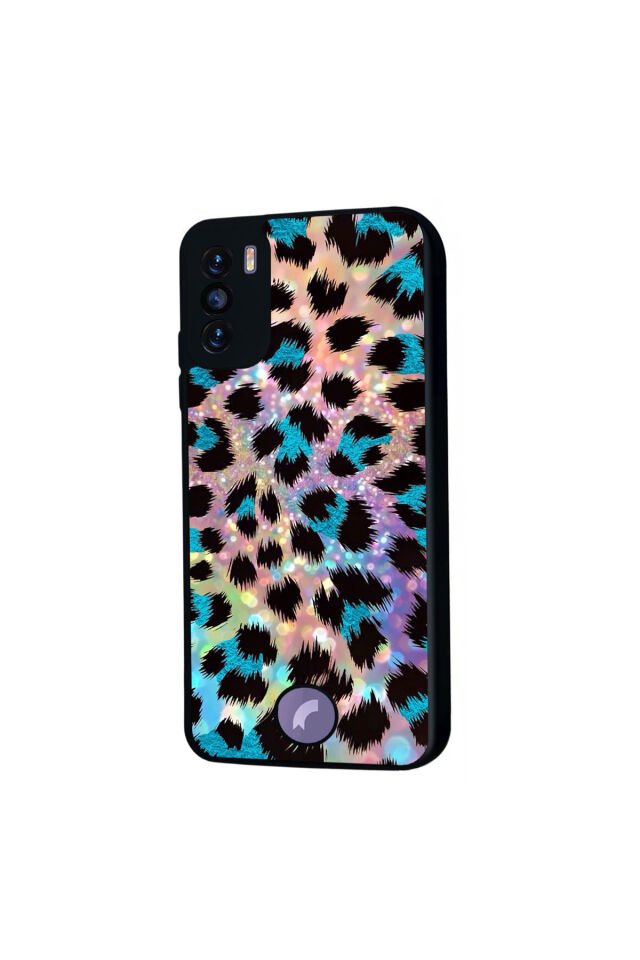 Reeder S19 Max Pro S Uyumlu Hologram Leopar Tasarımlı Glossy Premium Kılıf