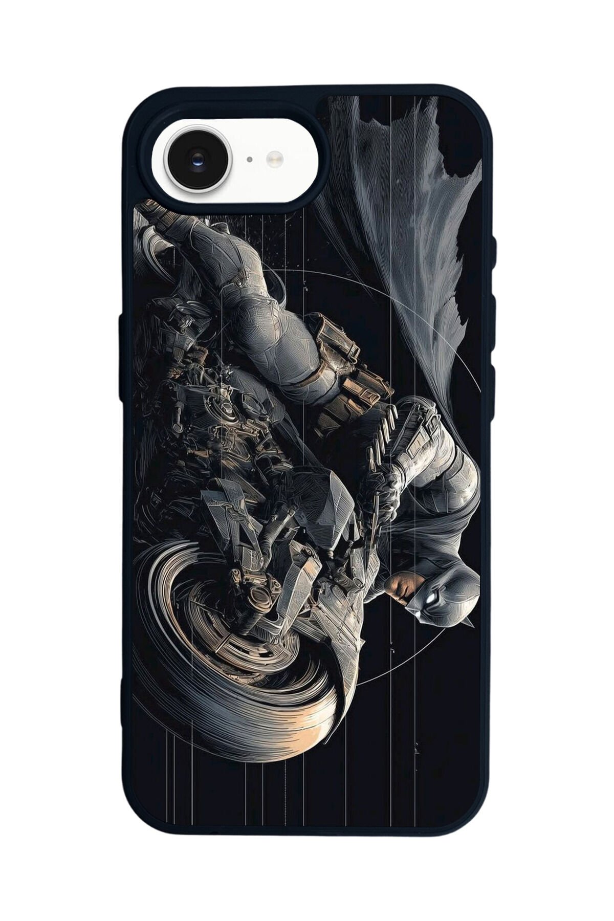 iPhone 16E Uyumlu Batman Tasarımlı Glossy Premium Kılıf