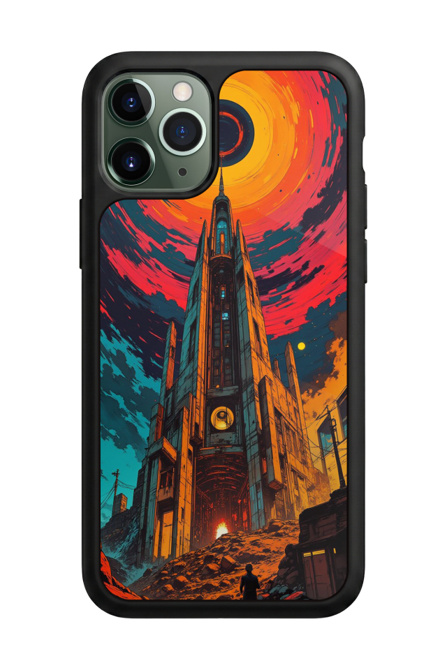 iPhone 11 Pro Max Uyumlu Abstract Tasarımlı Glossy Premium Kılıf