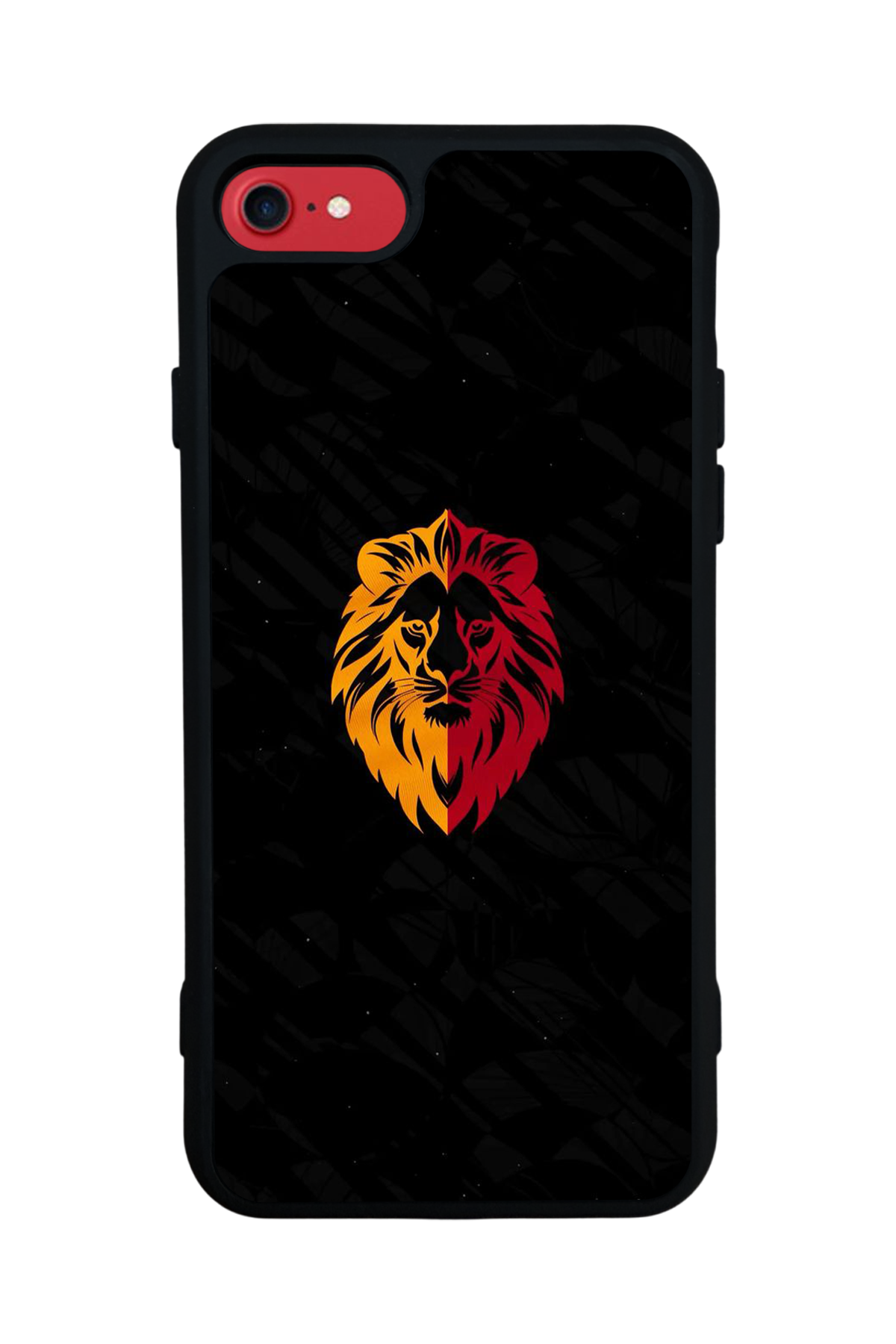 iPhone SE Uyumlu Aslan Tasarımlı Glossy Premium Kılıf