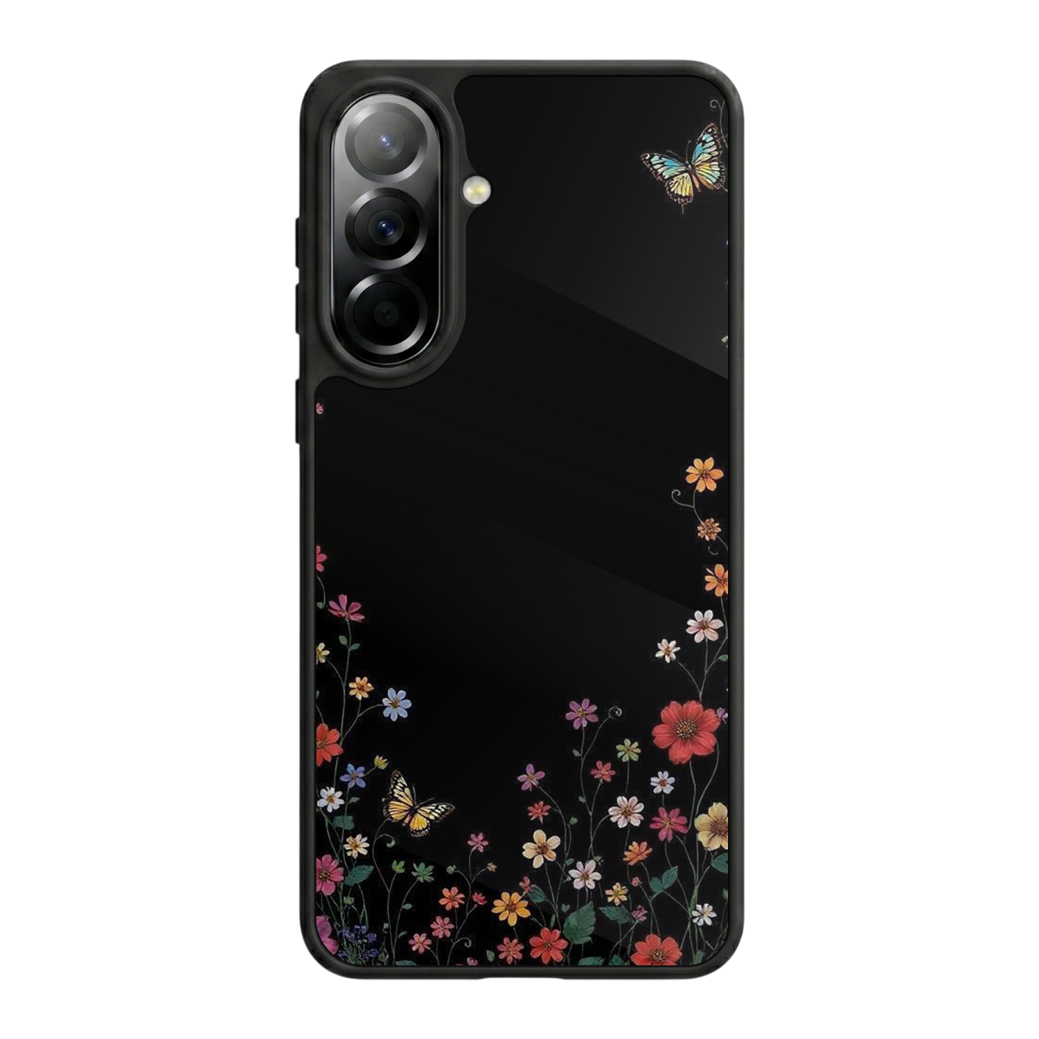 Samsung Galaxy A37 Uyumlu Floral Tasarımlı Glossy Premium Kılıf