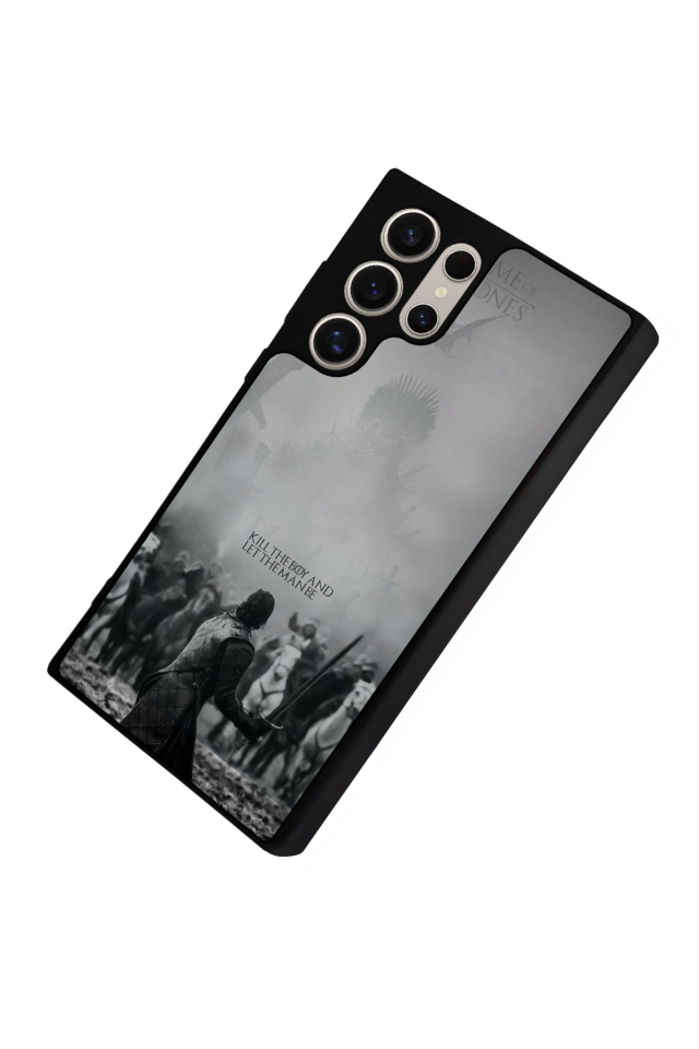 Samsung Galaxy S22 Ultra Uyumlu GameOfThrones Tasarımlı Glossy Premium Kılıf