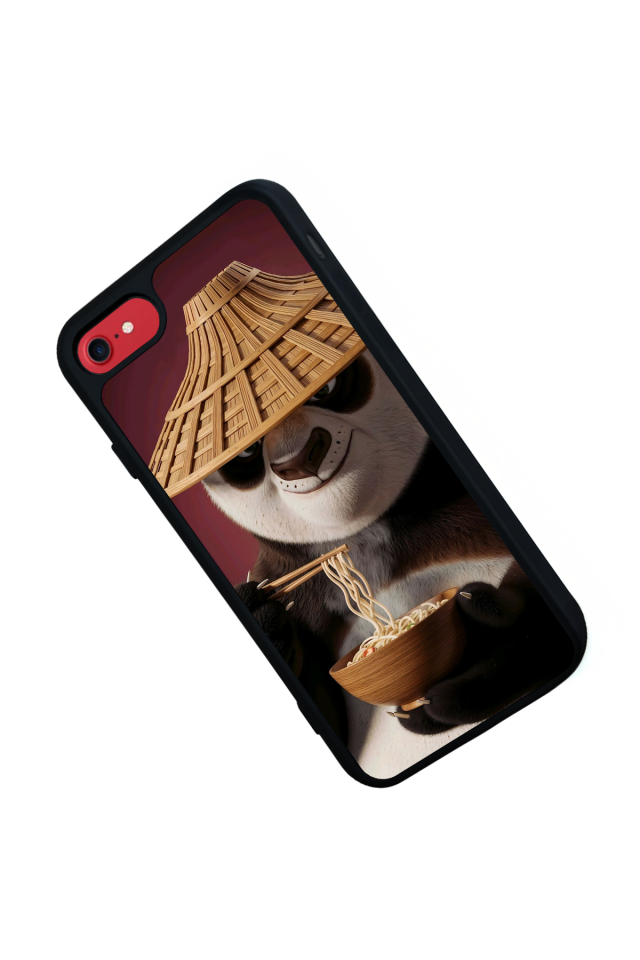 iPhone 8 Uyumlu Kung Fu Panda Tasarımlı Glossy Premium Kılıf
