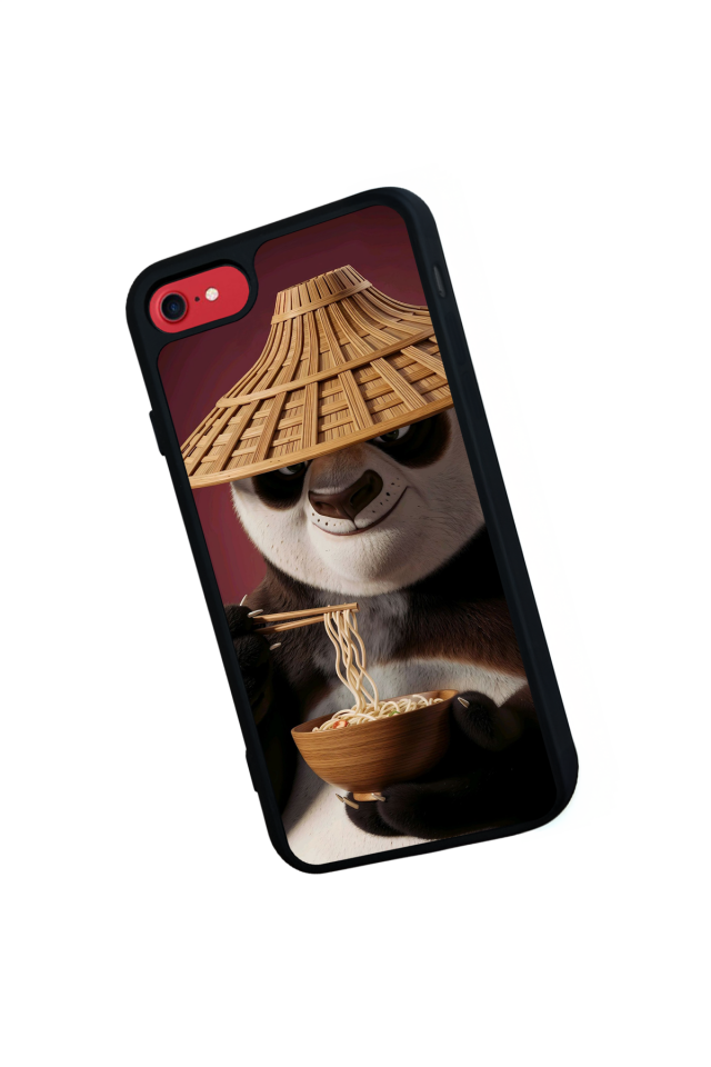 iPhone 8 Uyumlu Kung Fu Panda Tasarımlı Glossy Premium Kılıf
