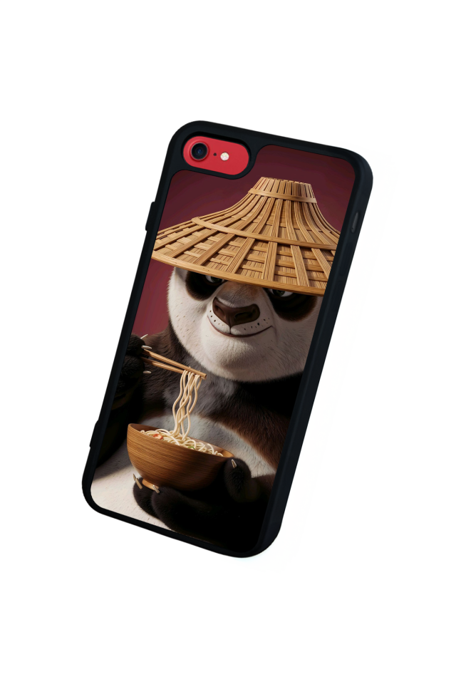 iPhone 8 Uyumlu Kung Fu Panda Tasarımlı Glossy Premium Kılıf