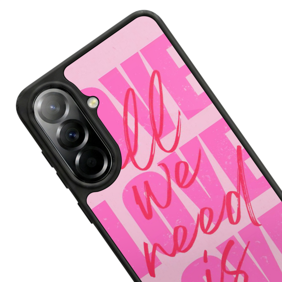 Samsung Galaxy A57 Uyumlu Love Tasarımlı Glossy Premium Kılıf