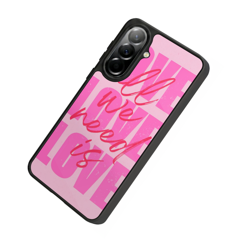 Samsung Galaxy A57 Uyumlu Love Tasarımlı Glossy Premium Kılıf