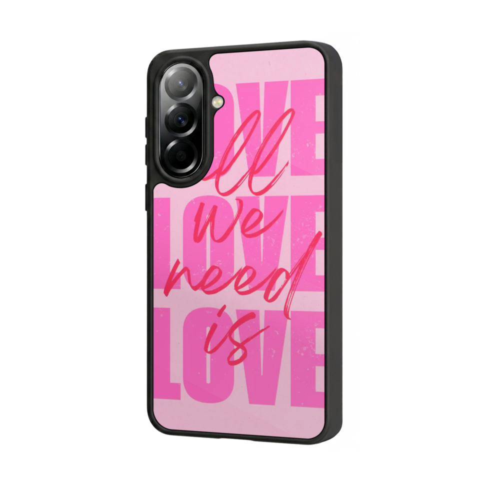 Samsung Galaxy A57 Uyumlu Love Tasarımlı Glossy Premium Kılıf