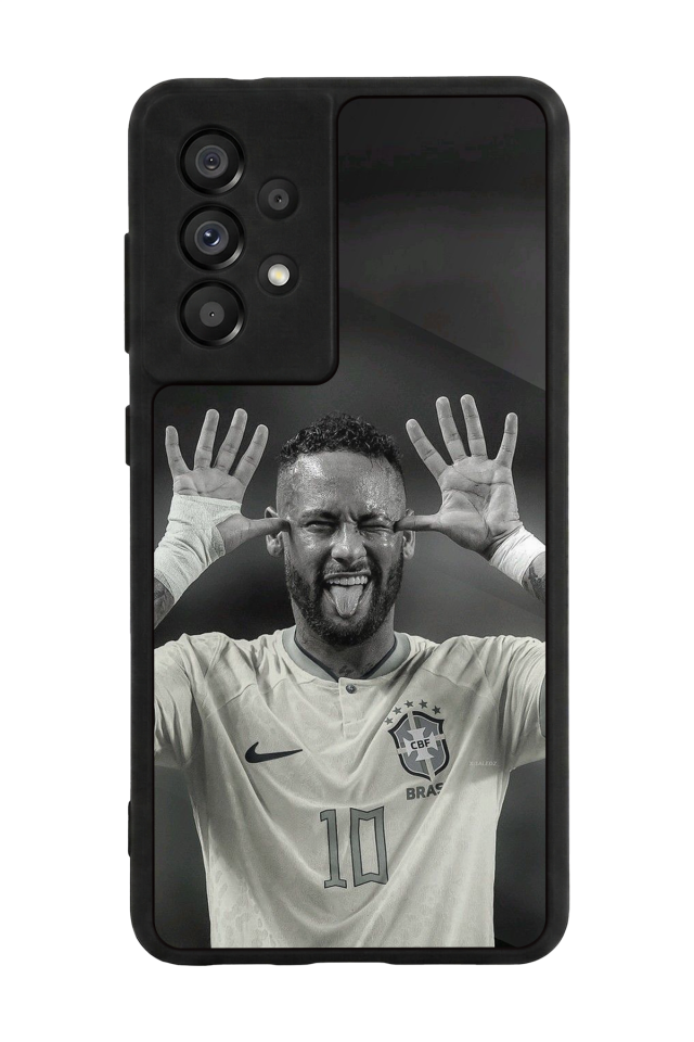 Samsung Galaxy A73 Uyumlu Neymar Tasarımlı Glossy Premium Kılıf
