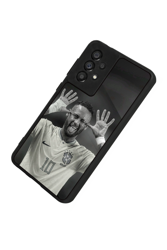 Samsung Galaxy A73 Uyumlu Neymar Tasarımlı Glossy Premium Kılıf