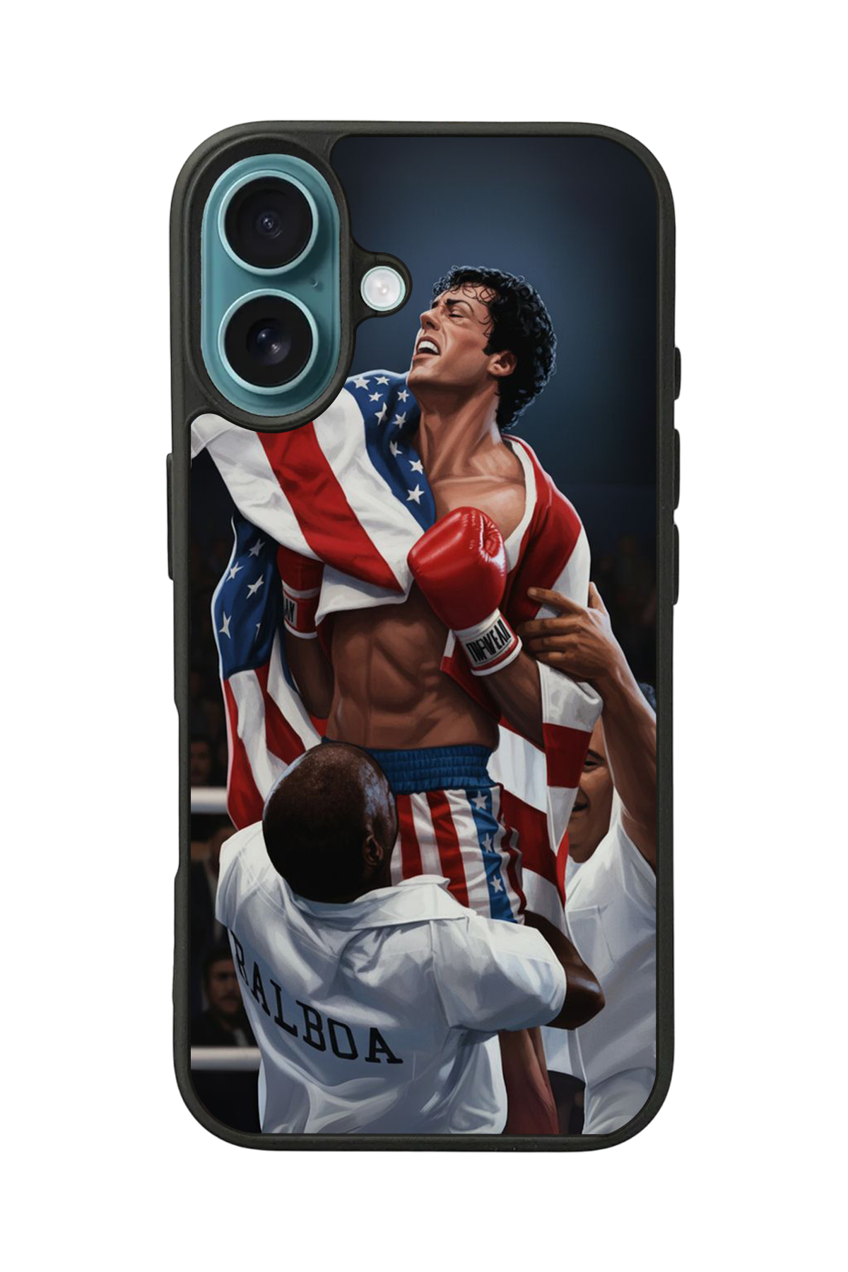 iPhone 16 Plus Uyumlu Rocky Tasarımlı Glossy Premium Kılıf