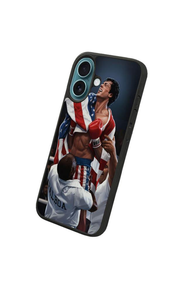 iPhone 16 Plus Uyumlu Rocky Tasarımlı Glossy Premium Kılıf