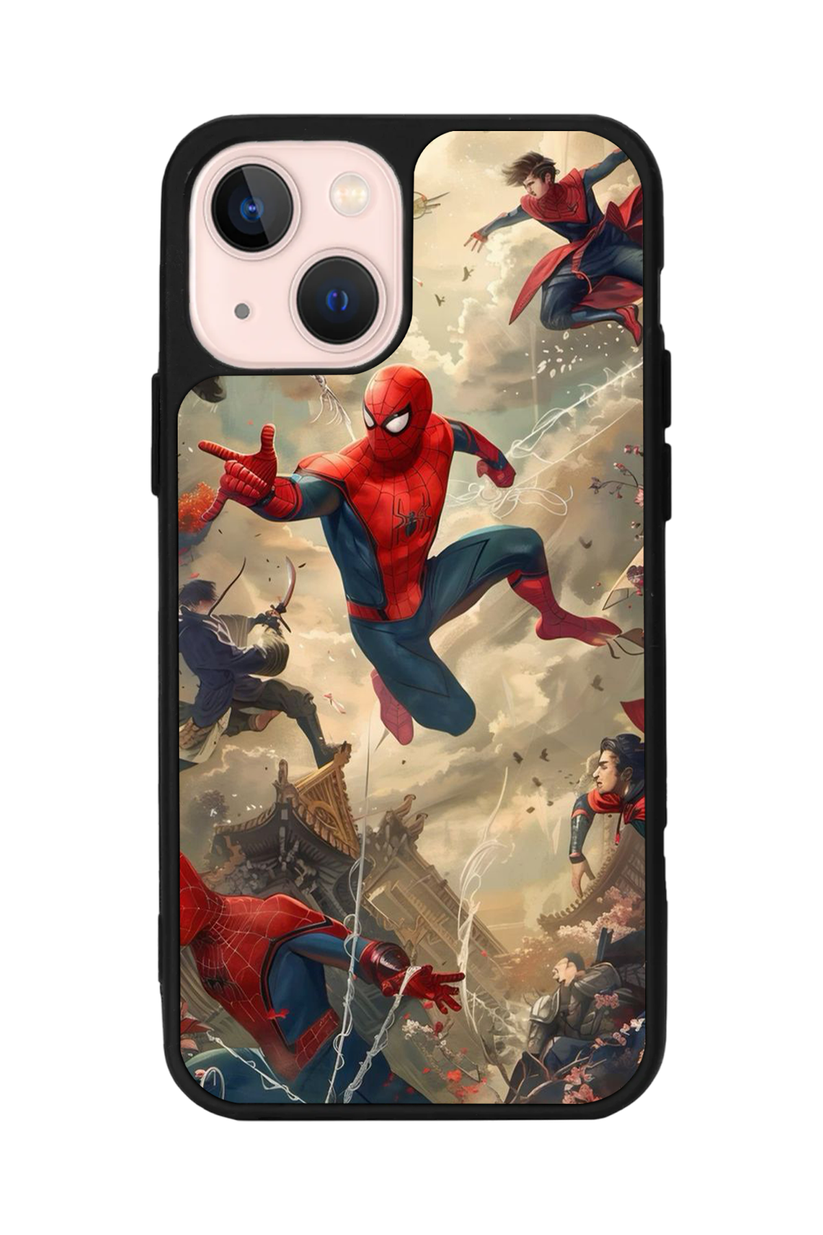 iPhone 13/14 Uyumlu Spider Man ( Örümcek Adam ) Tasarımlı Glossy Premium Kılıf