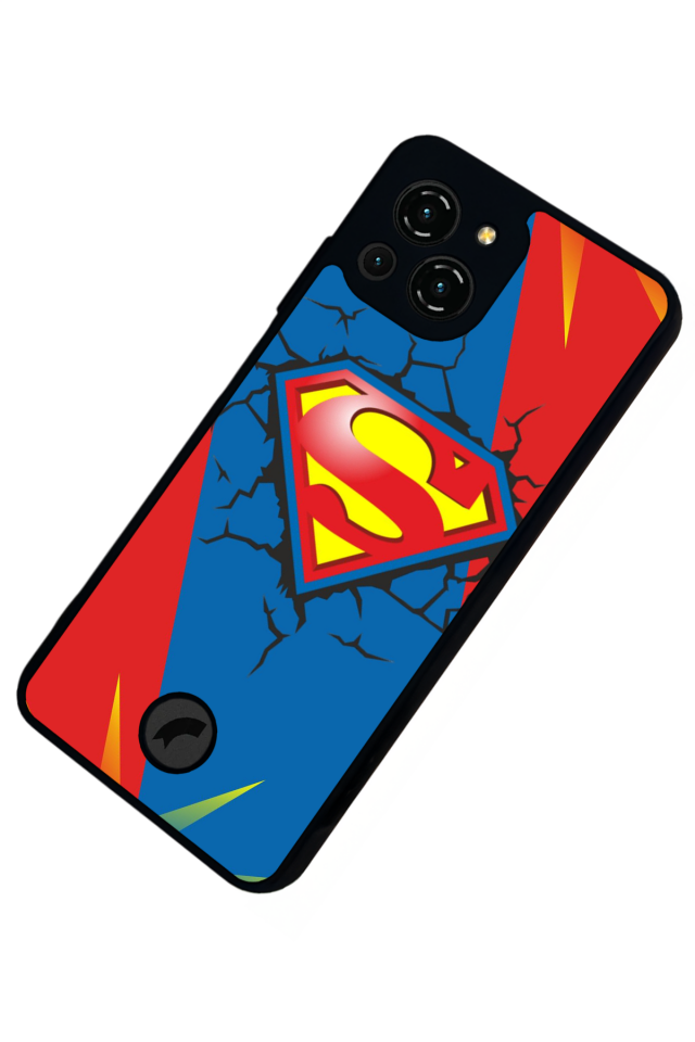 Reeder S23 Pro Max Uyumlu Superman Tasarımlı Glossy Premium Kılıf