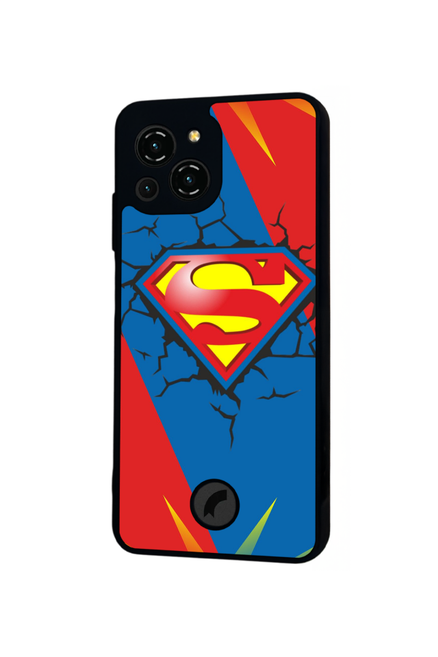 Reeder S23 Pro Max Uyumlu Superman Tasarımlı Glossy Premium Kılıf