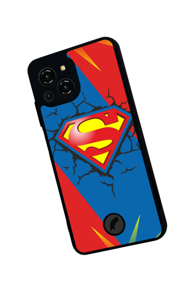 Reeder S23 Pro Max Uyumlu Superman Tasarımlı Glossy Premium Kılıf