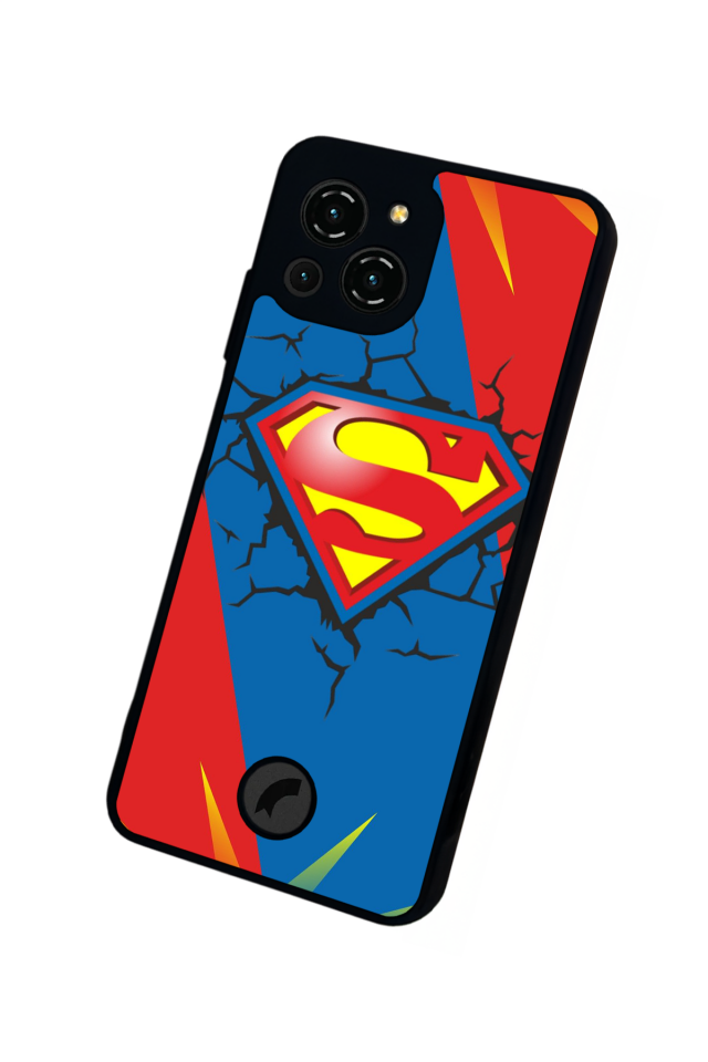 Reeder S23 Pro Max Uyumlu Superman Tasarımlı Glossy Premium Kılıf