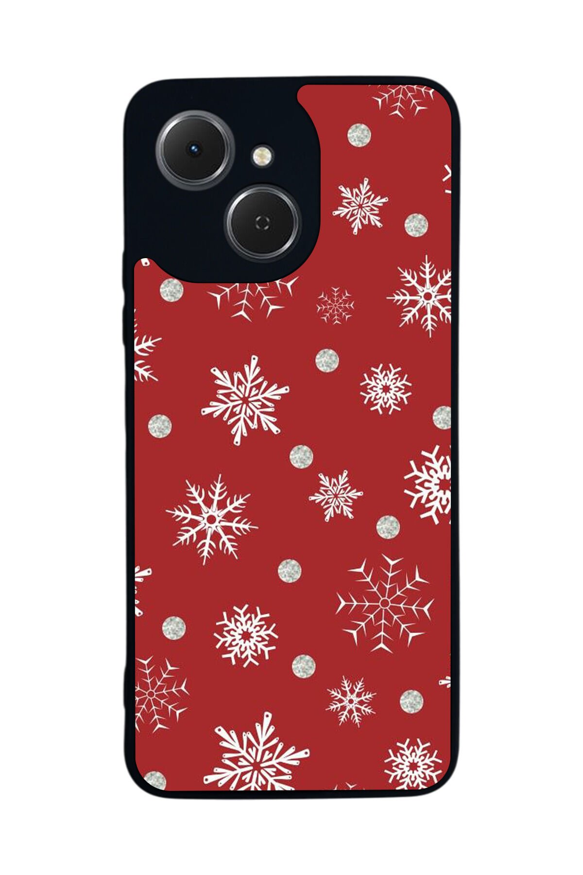 Tecno Spark 40C Uyumlu Yilbasi Christmas Tasarımlı Glossy Premium Kılıf