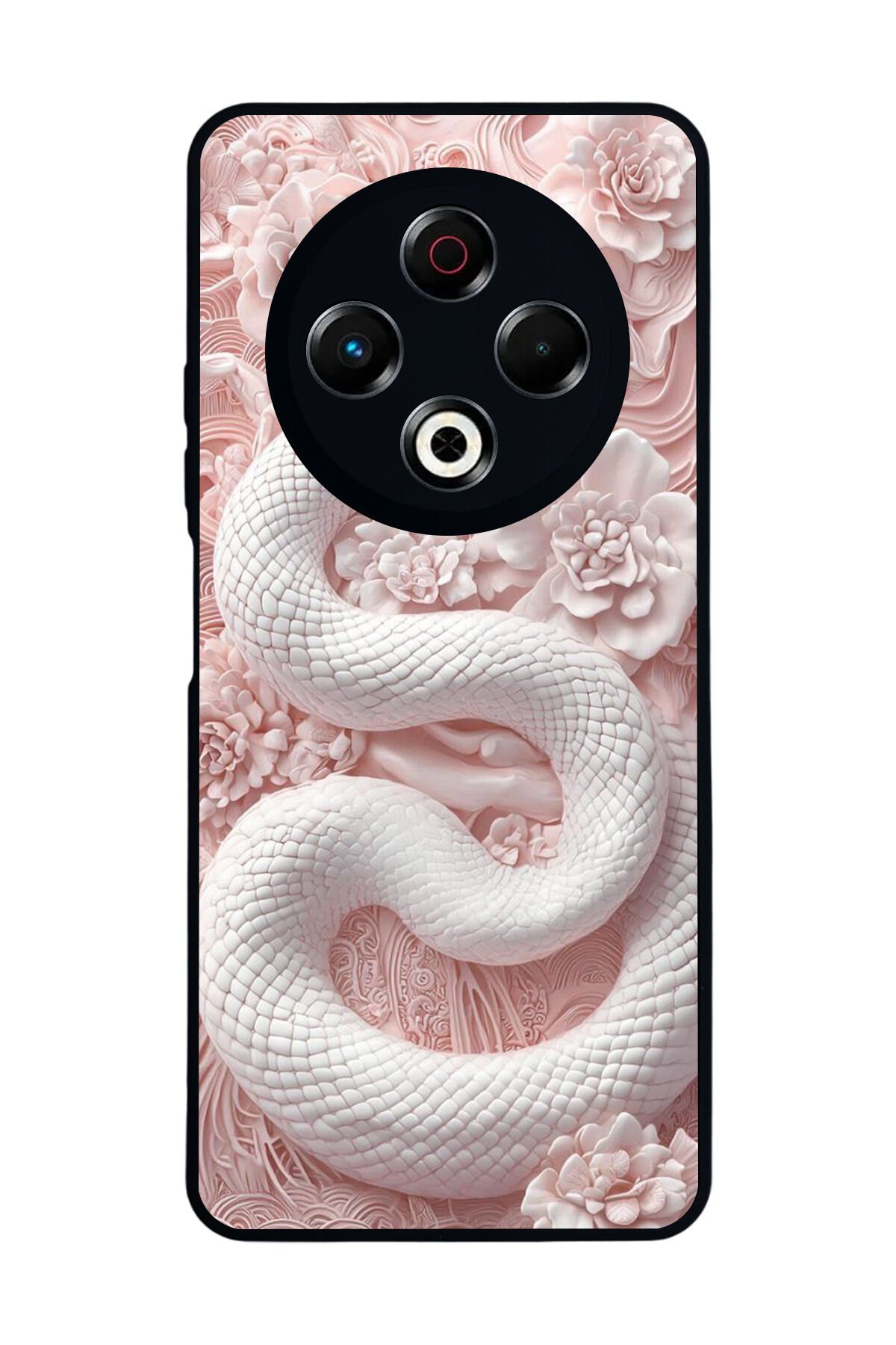 Tecno Spark 30 Uyumlu Yılan Tasarımlı Glossy Premium Kılıf