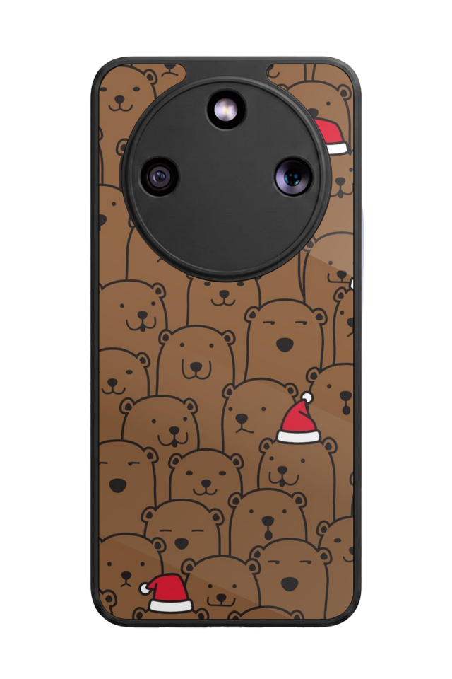 Honor Magic 8 Lite Uyumlu Ayı Tasarımlı Glossy Premium Kılıf