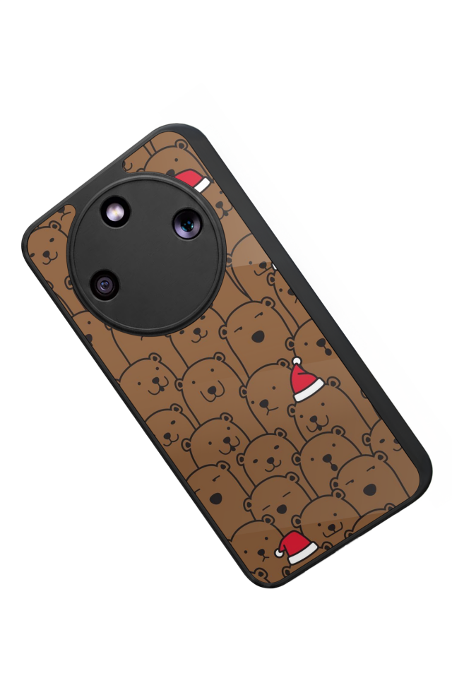 Honor Magic 8 Lite Uyumlu Ayı Tasarımlı Glossy Premium Kılıf