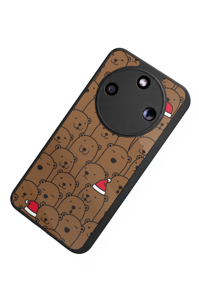 Honor Magic 8 Lite Uyumlu Ayı Tasarımlı Glossy Premium Kılıf