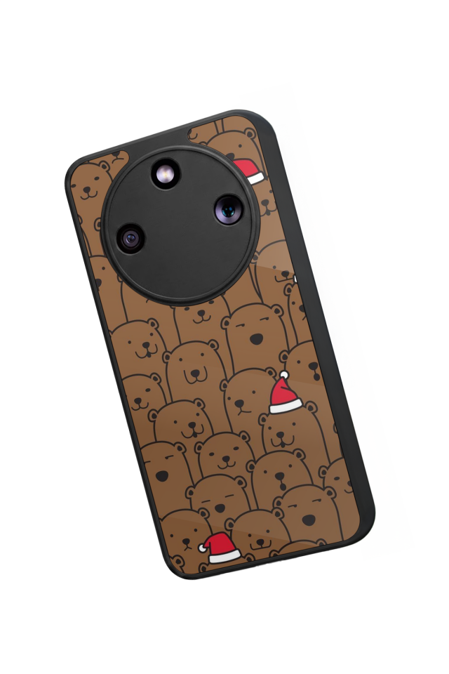 Honor Magic 8 Lite Uyumlu Ayı Tasarımlı Glossy Premium Kılıf