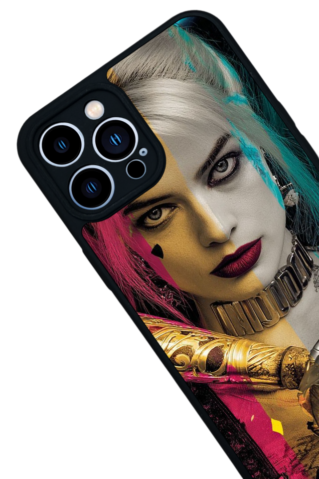 iPhone 13 Pro Max Uyumlu HarleyQueen Tasarımlı Glossy Premium Kılıf