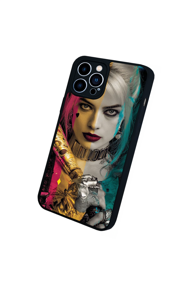 iPhone 13 Pro Max Uyumlu HarleyQueen Tasarımlı Glossy Premium Kılıf