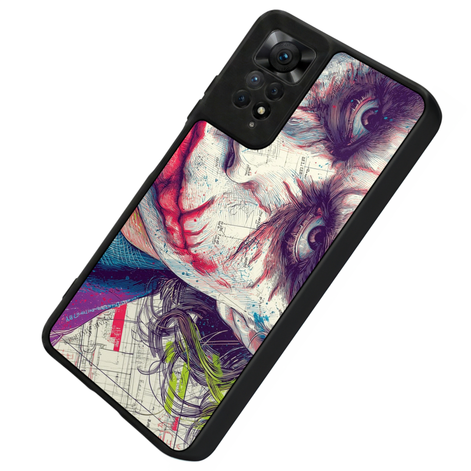 Xiaomi Redmi Note 11 Pro Uyumlu Joker Tasarımlı Glossy Premium Kılıf